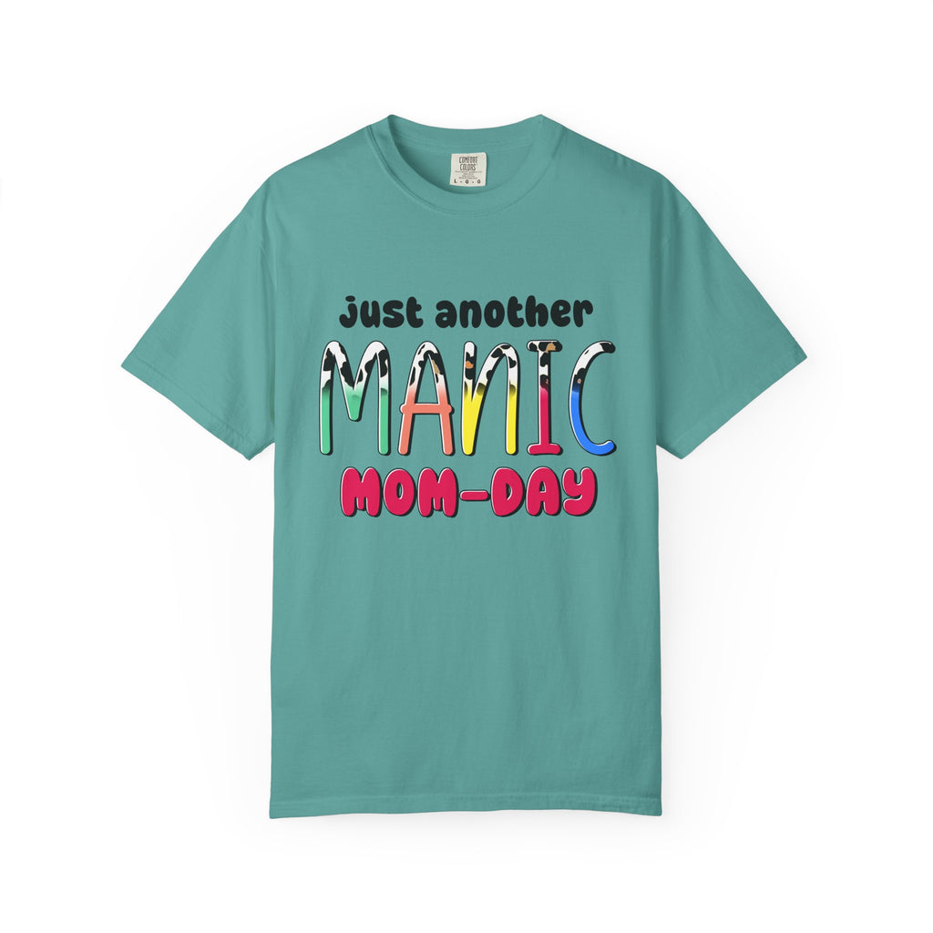 Mom-Day Graphic T-Shirt — "Just Another Manic Mom-Day" Colorful Mother's Day Tee