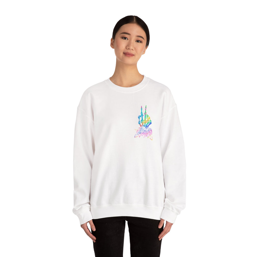 Difficult & Expensive Talks Back Crewneck Sweatshirt