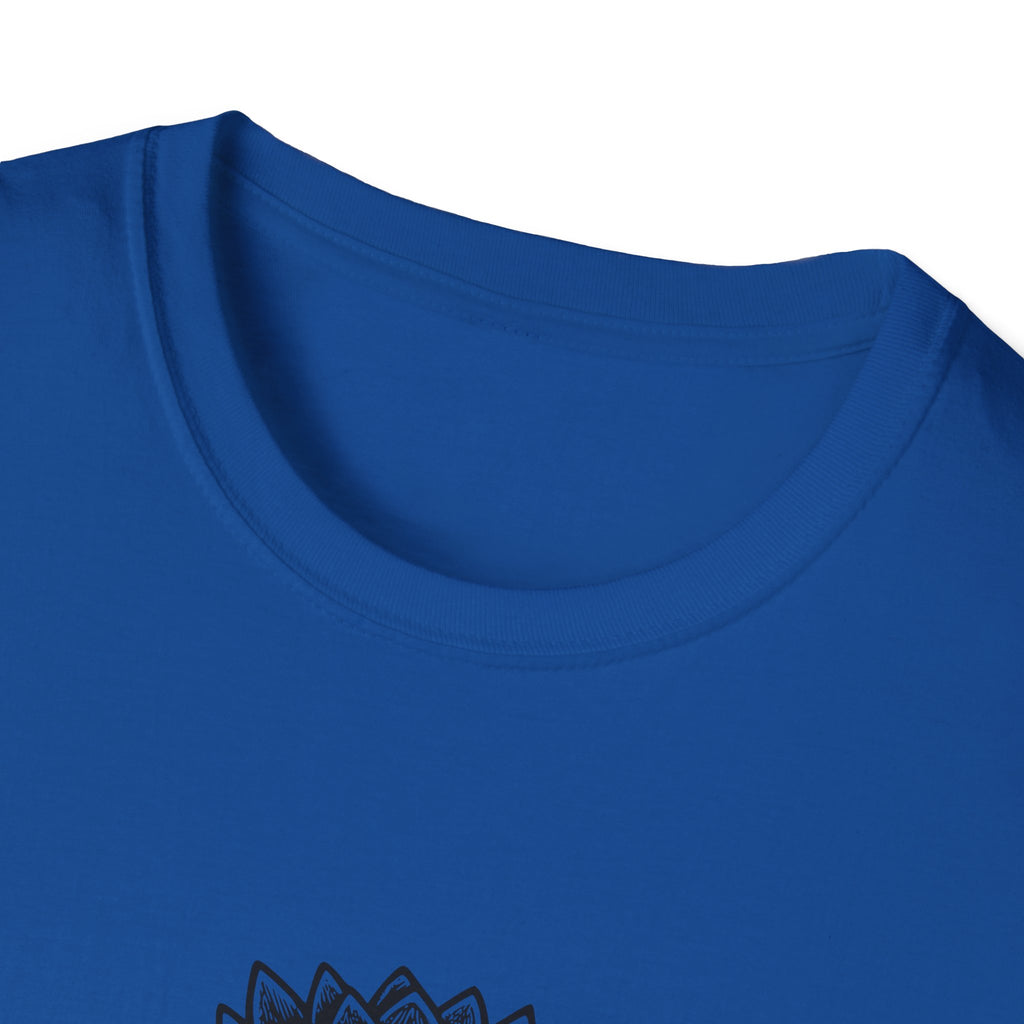 T-Shirt — "Just a Girl Who Loves Books" Floral Succulent Stack