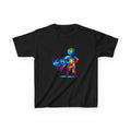 Kids Superhero T-Shirt — Colorful Puzzle Cape Autism Awareness Tee