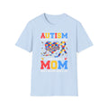 Autism Mom Graphic T-Shirt — “Autism doesn't come with a manual, it comes with a mom who never gives up”
