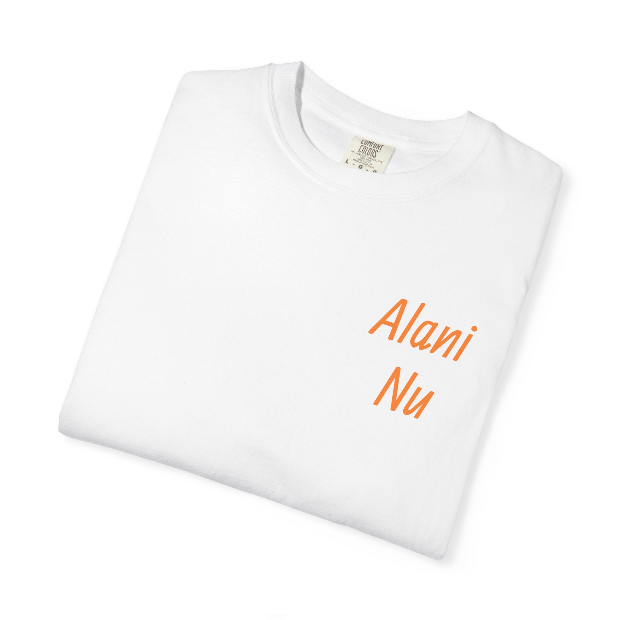 Alani Nu Beach Pop Graphic T-Shirt — Pink Flamingo, Citrus & Soda Can Design