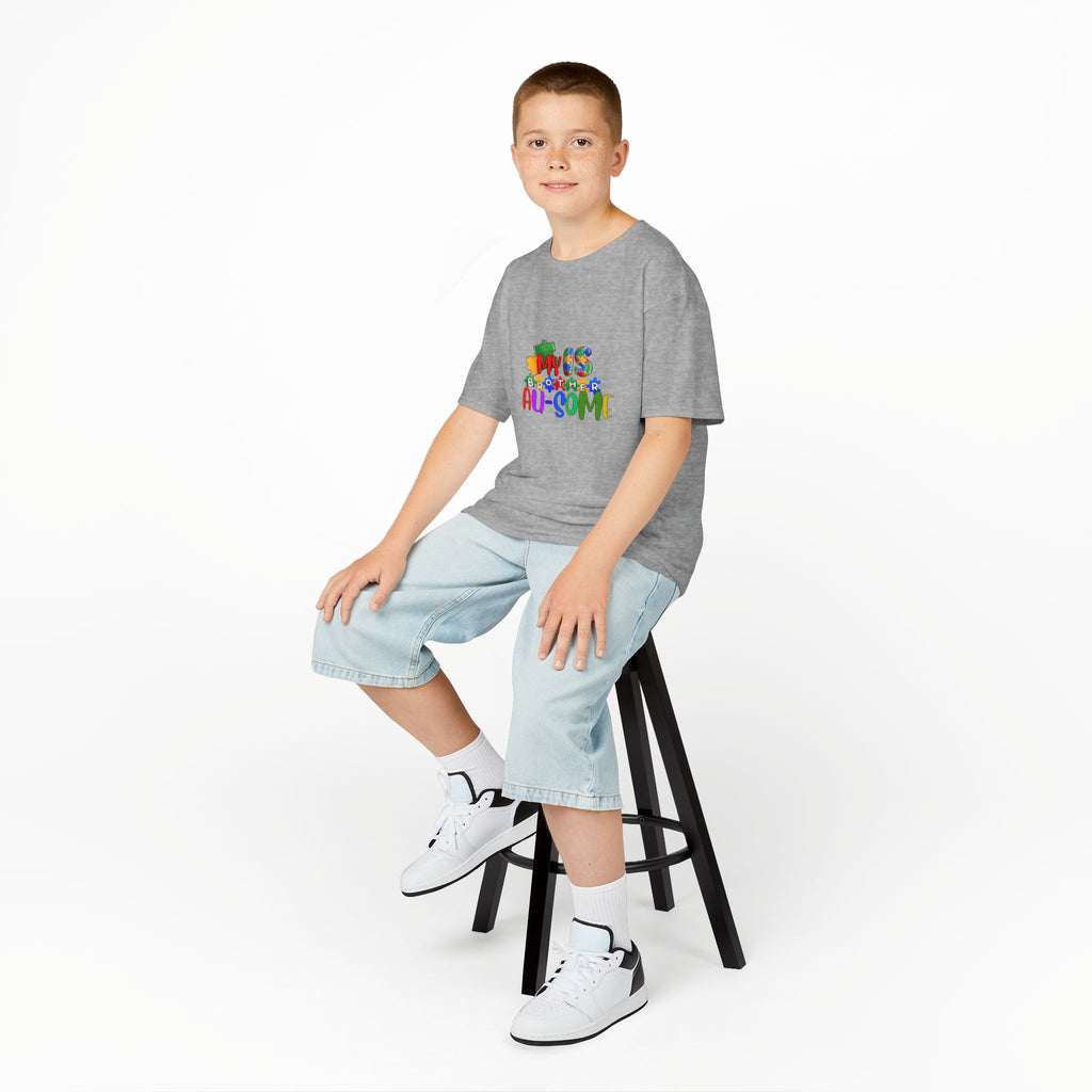 Kids Tee - "This Kid is Au-some" Colorful Autism Awareness Shirt