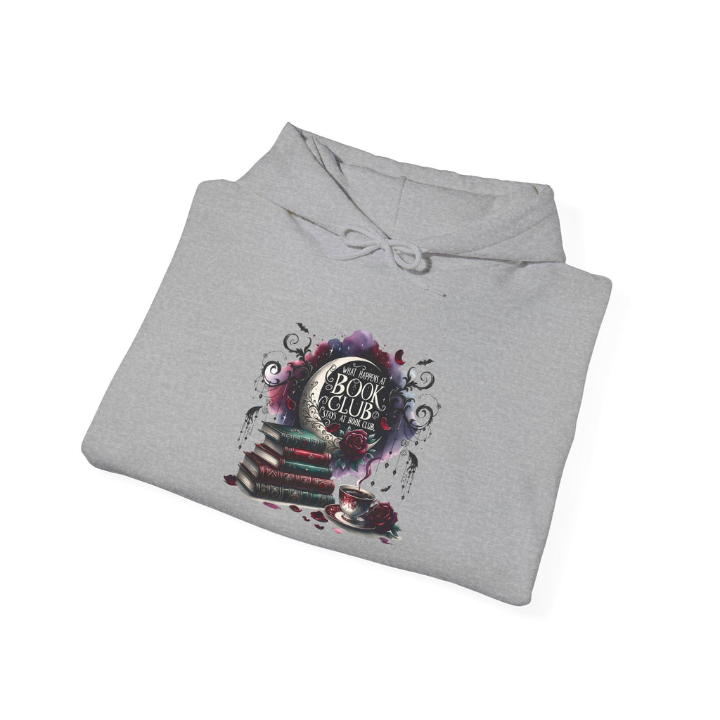 Gothic Bookstack Hoodie – "Read the Dark" Literary Mystery Sweatshirt