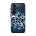 Navy Wife Tough Phone Case — Camouflage Military Tribute Protective Cover