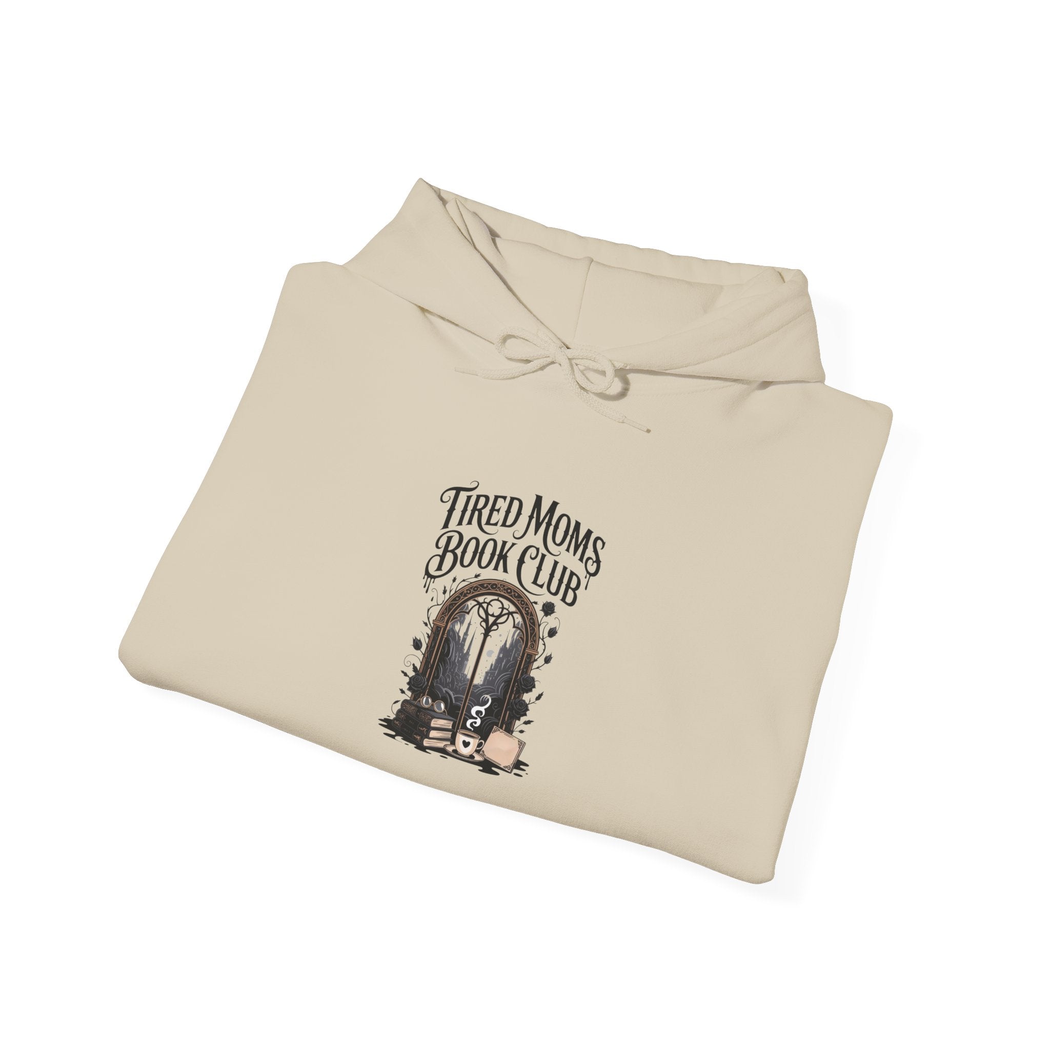Tired Moms Book Club Hoodie – Cozy Literary Mom Sweatshirt