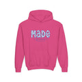 Youth Hoodie - "Made for More" Inspirational Floral Design
