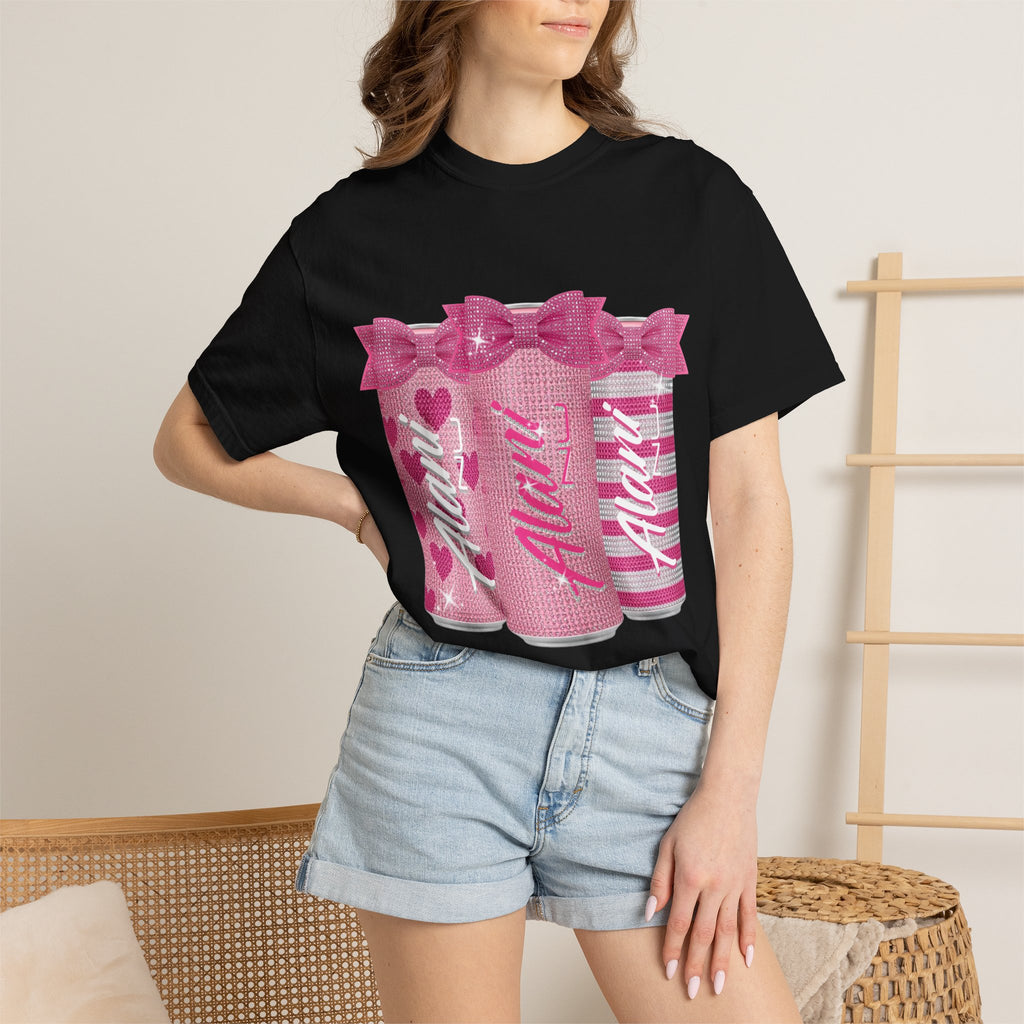 Aloha Pink Sparkle Soda Can T-Shirt