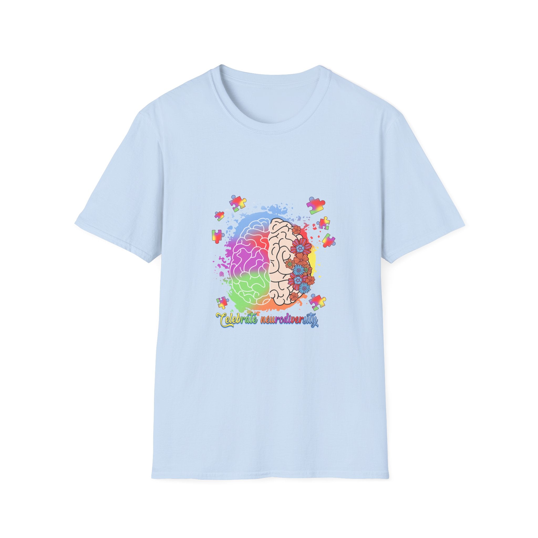 Autism Awareness Brain Puzzle T-Shirt