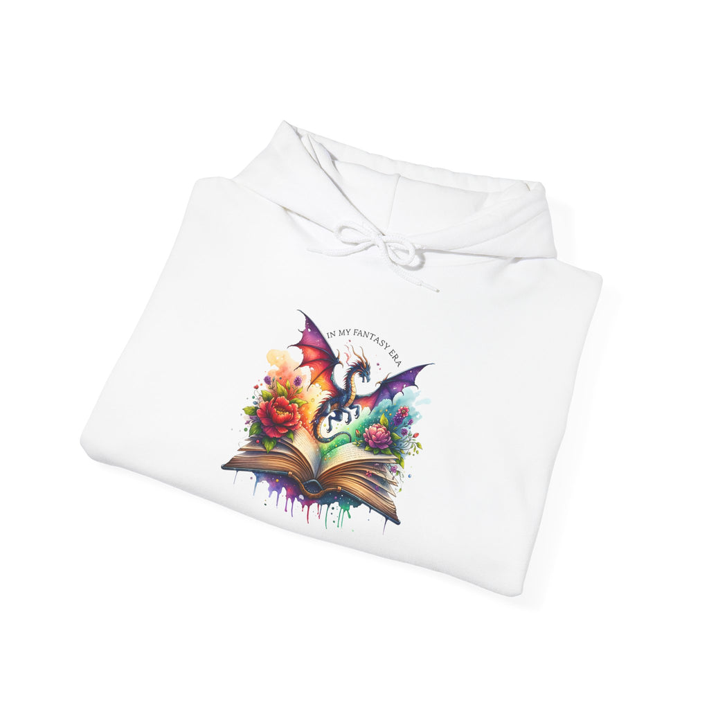 Fantasy Dragon Book Hoodie – Colorful Magic Storybook Sweatshirt