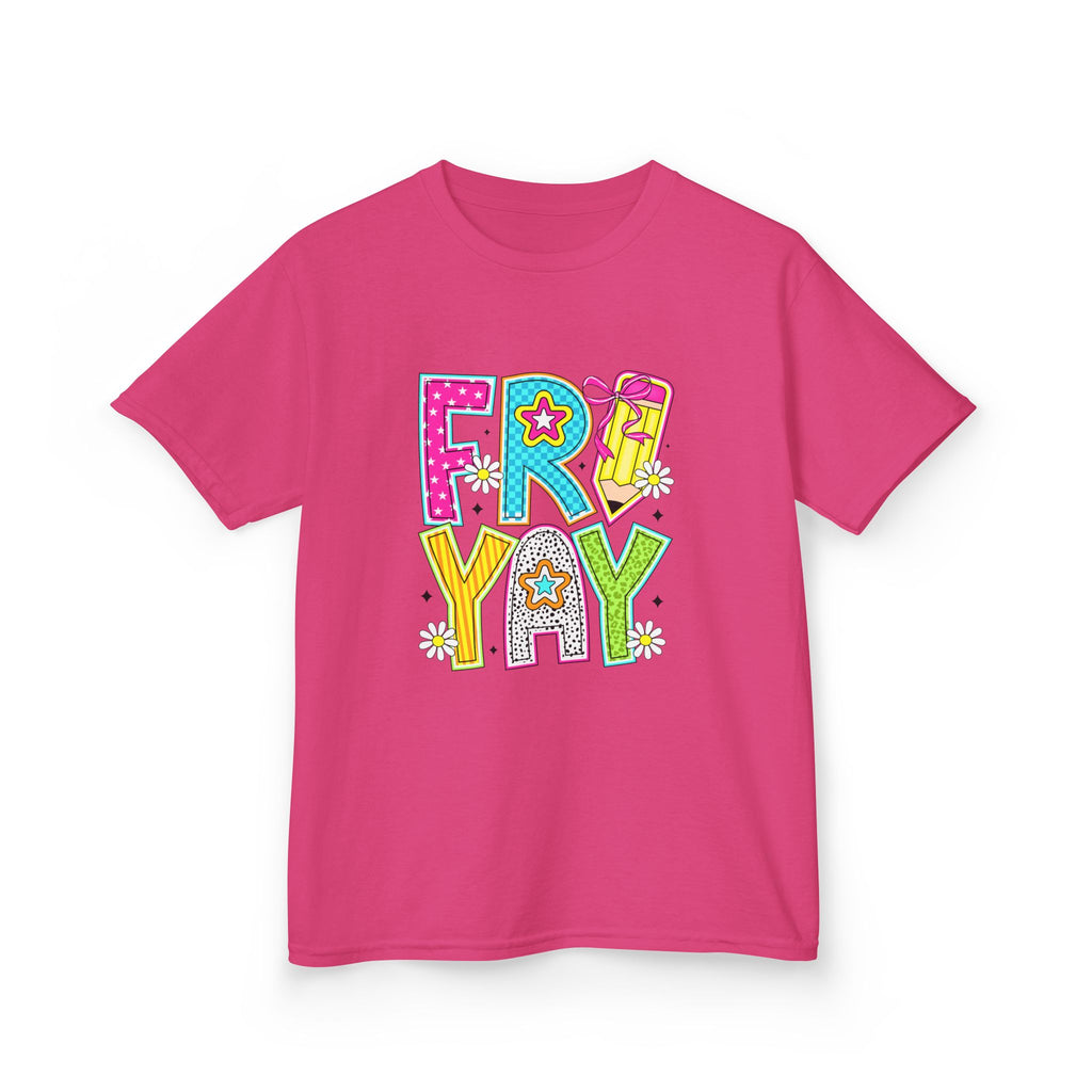 Kids "Fri-Yay" Colorful Celebration Tee