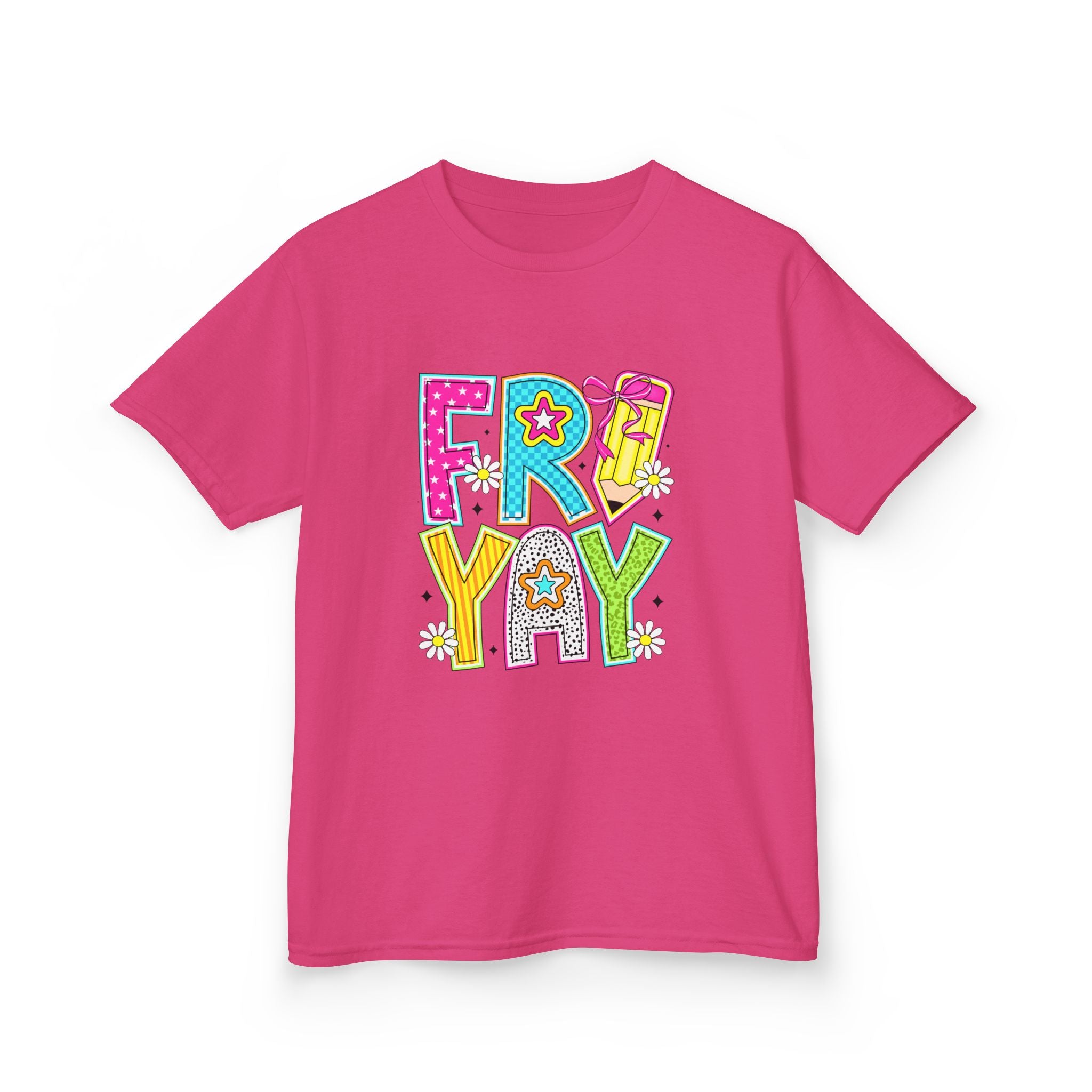 Kids "Fri-Yay" Colorful Celebration Tee