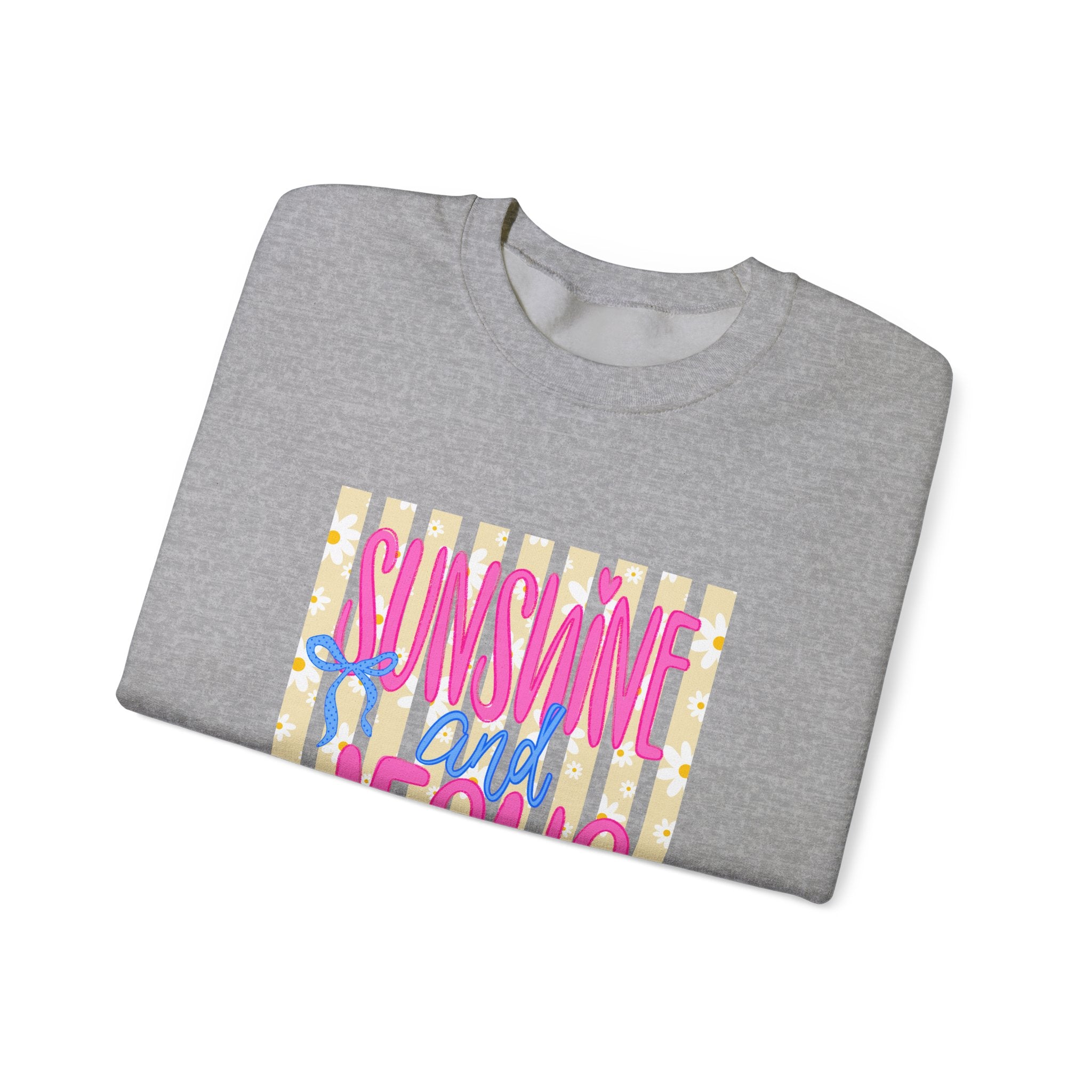 Sunshine and Jesus Sweatshirt - Christian Faith Crewneck