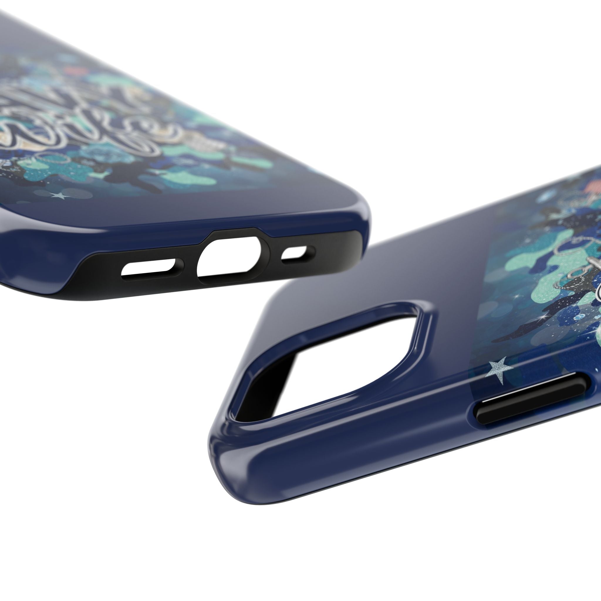 Navy Wife Tough Phone Case — Military Camouflage Protective Phone Cover, Perfect Gift for Navy Spouses