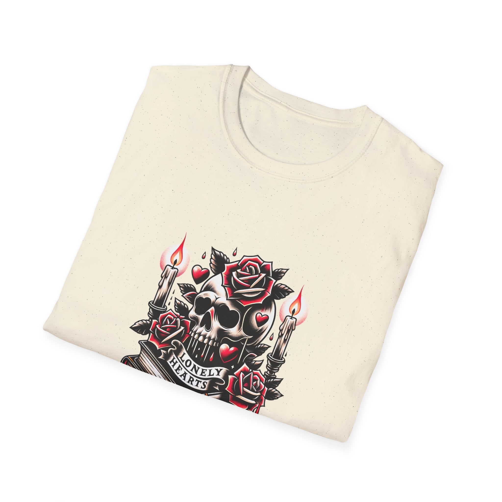 Gothic Skull & Roses "Book Club" T-Shirt
