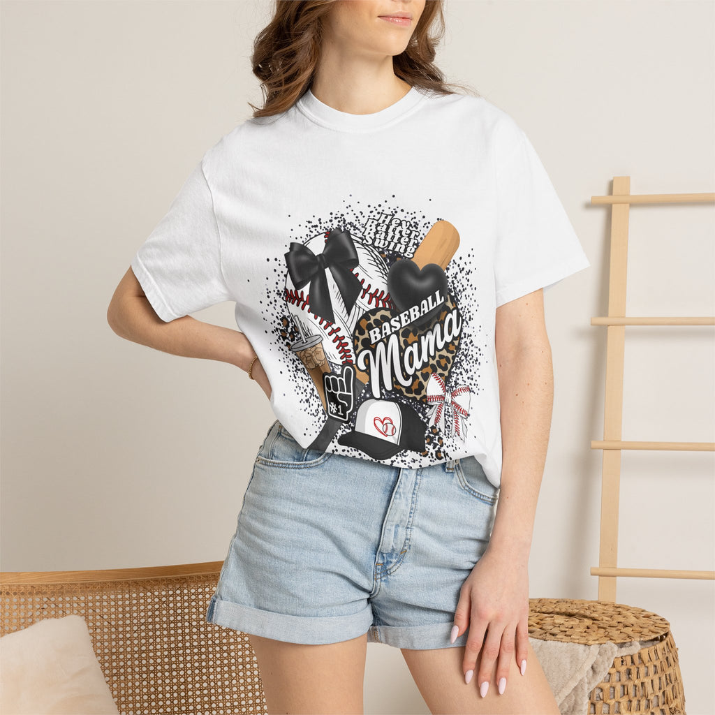 Baseball Mama T-Shirt — Vintage Bat & Glove Soft Tee