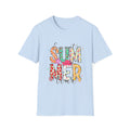Summer Time Graphic T-Shirt — Colorful Tropical Beach Design