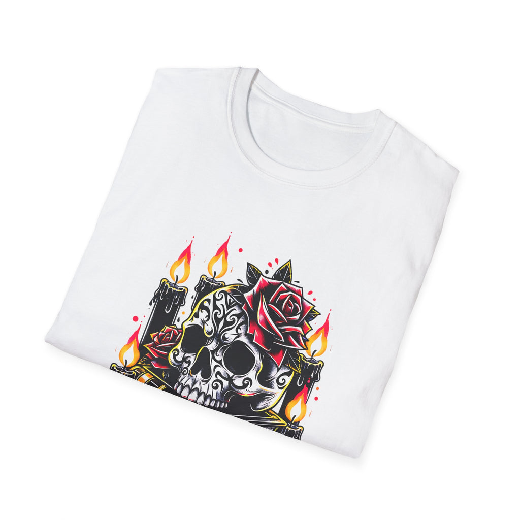 Skull & Roses Tee — 'You Had Me at Forever' Gothic Graphic T-Shirt