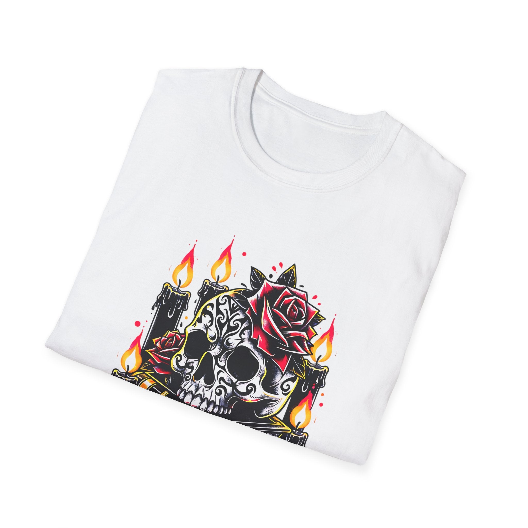 Skull & Roses Tee — 'You Had Me at Forever' Gothic Graphic T-Shirt