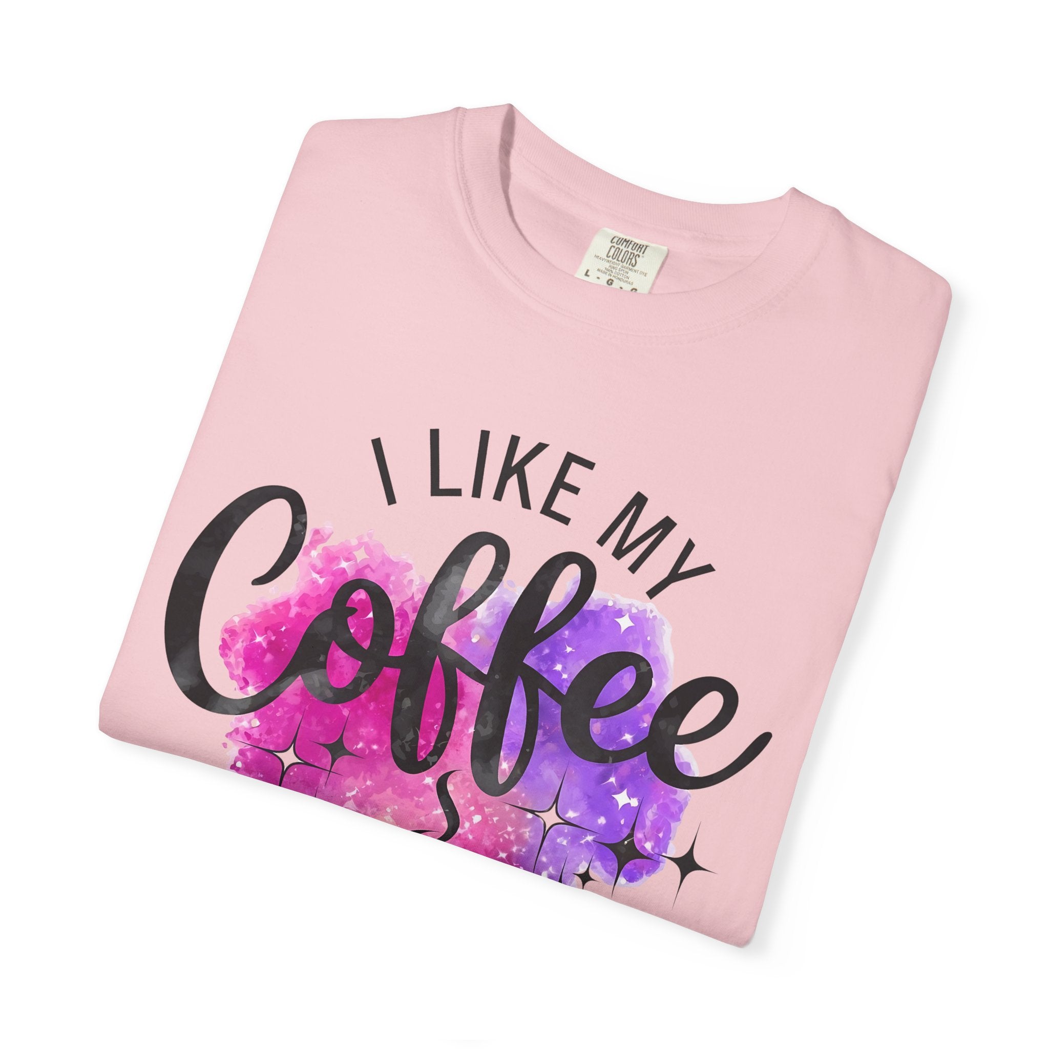 I Like My Coffee Black As My Soul T-Shirt — Funny Coffee Quote Tee