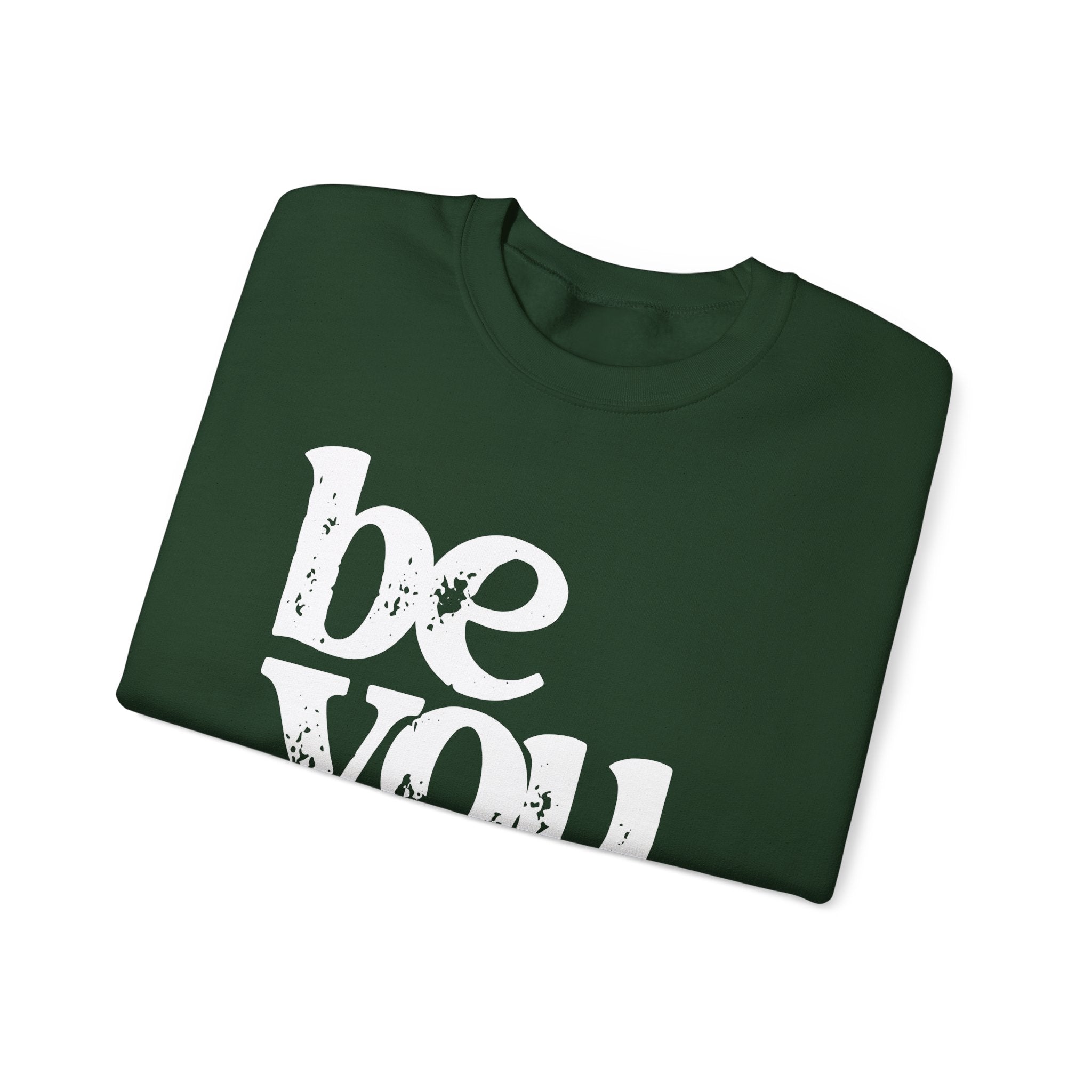 White Crewneck Sweatshirt — Classic Plain Pullover