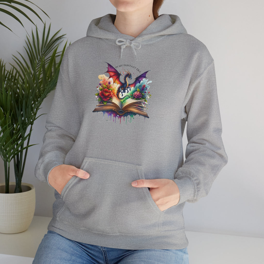 Fantasy Dragon Book Hoodie – Colorful Magic Storybook Sweatshirt