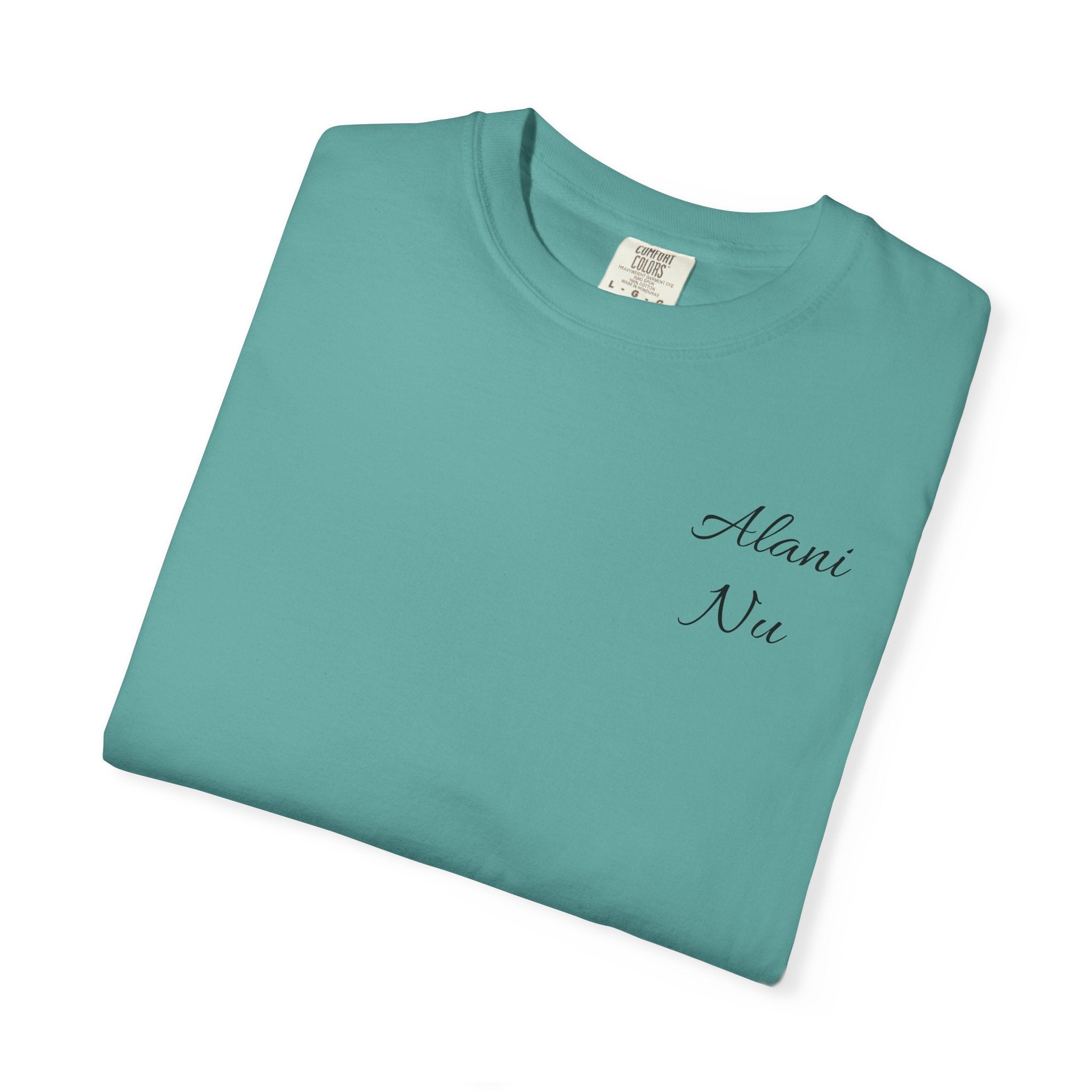 Graphic T-Shirt — Retro Tattoo Collage with 'Aloha Nui' Can