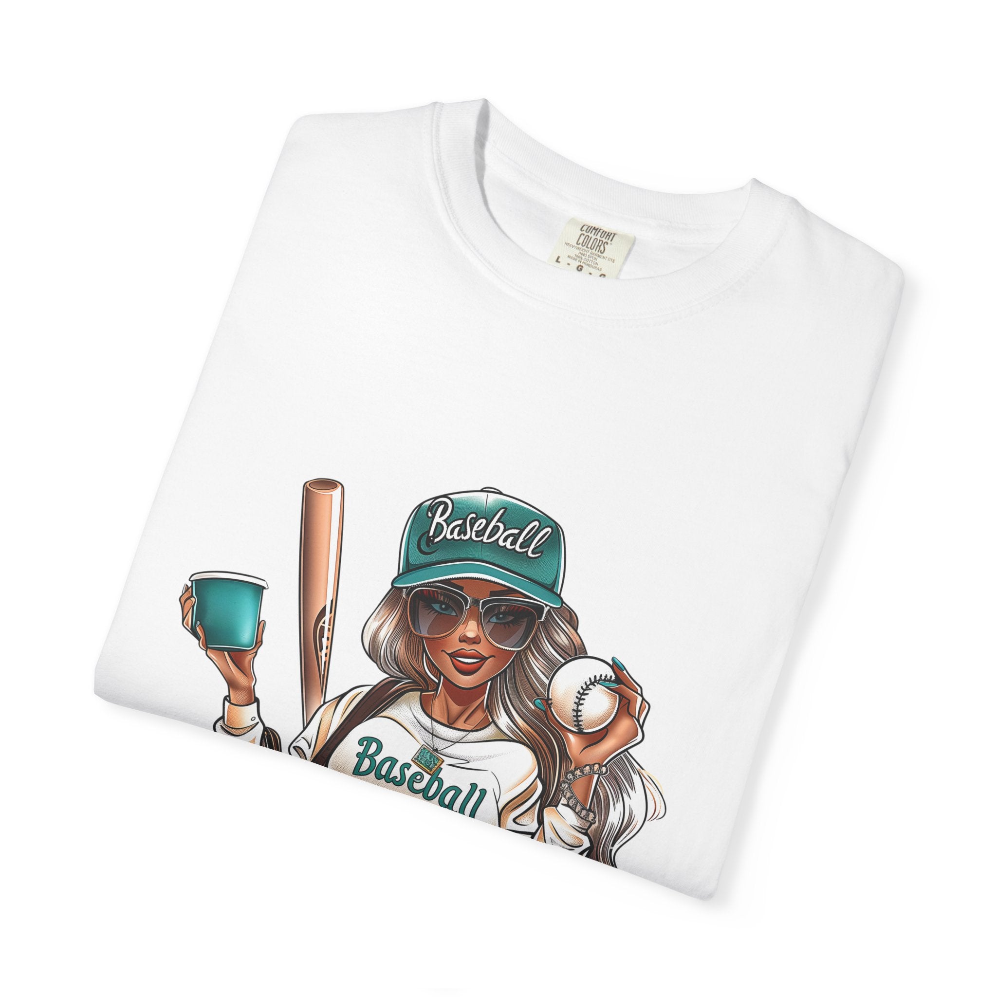 Baseball Mama T-Shirt — Cute Mom Baseball Tee with Bat & Ball Graphic