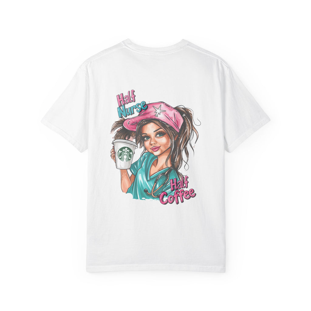 Half Nurse Half Coffee T-Shirt