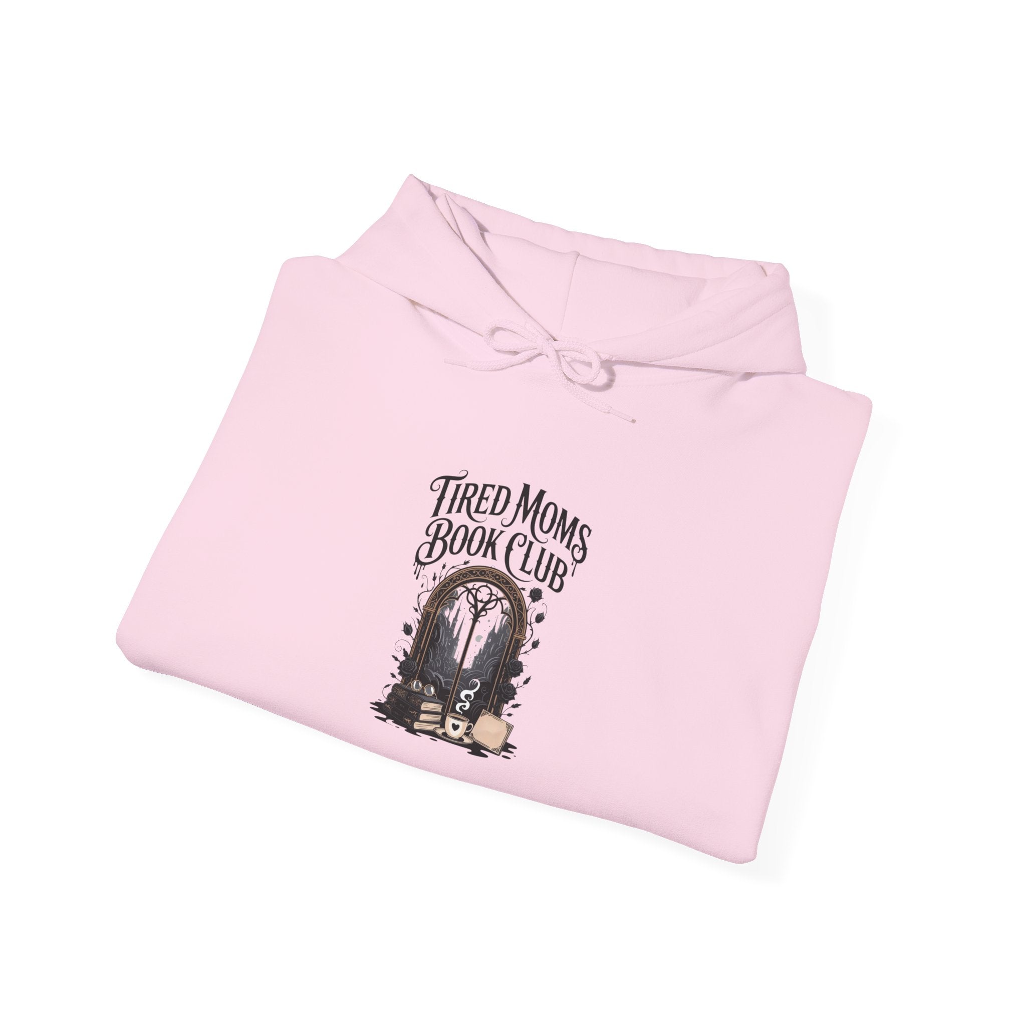 Tired Moms Book Club Hoodie – Cozy Literary Mom Sweatshirt