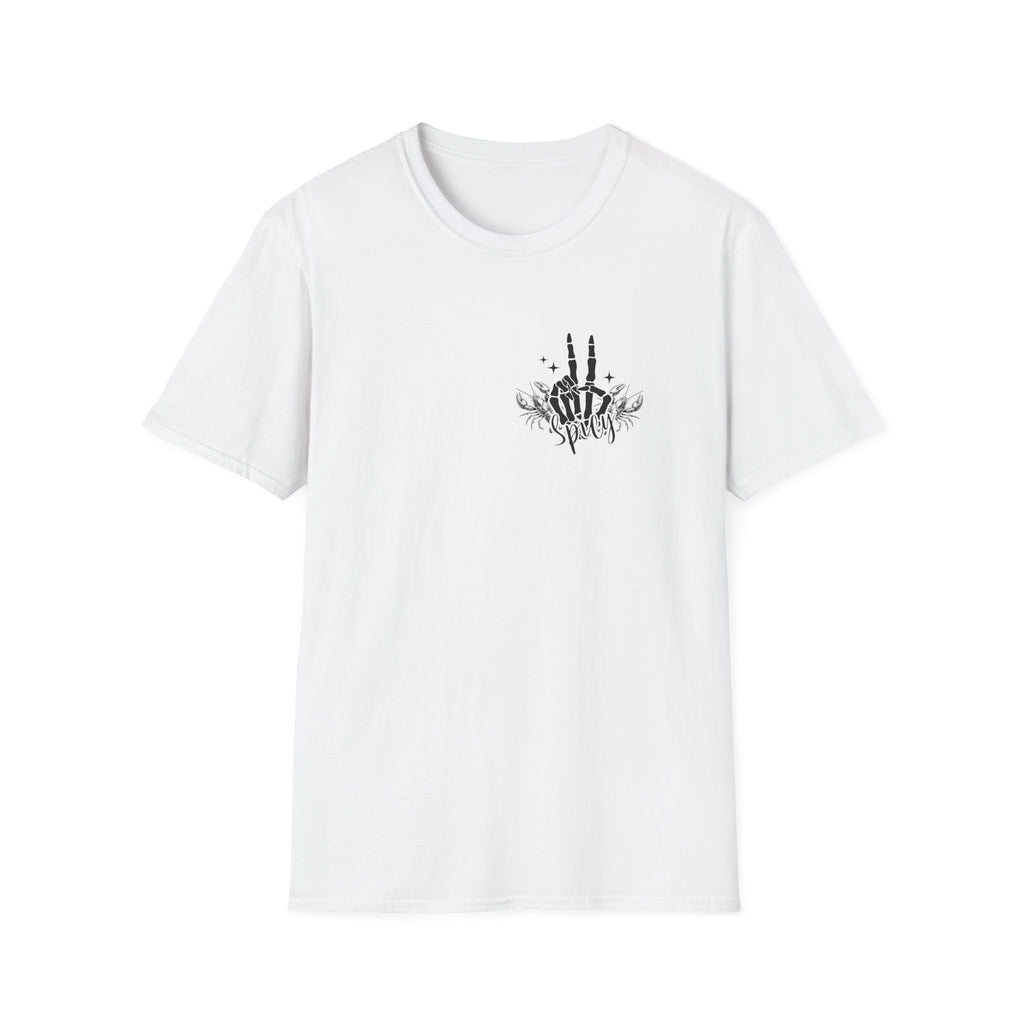 Double-sided Skeleton Woman Holding Lobster Tee — "I’m Not a Hot Mess, I’m a Hot Disaster" Graphic T-Shirt
