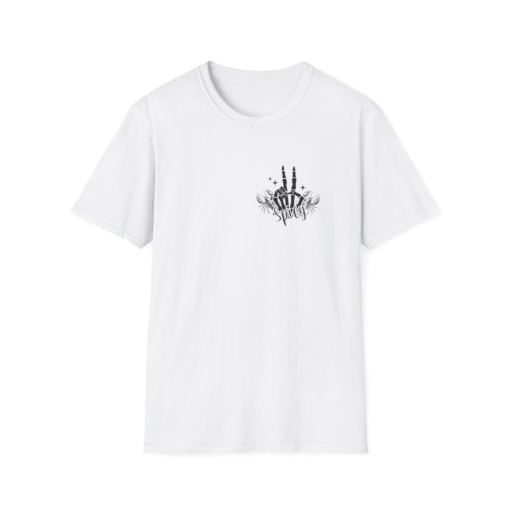 Double-sided Skeleton Woman Holding Lobster Tee — "I’m Not a Hot Mess, I’m a Hot Disaster" Graphic T-Shirt