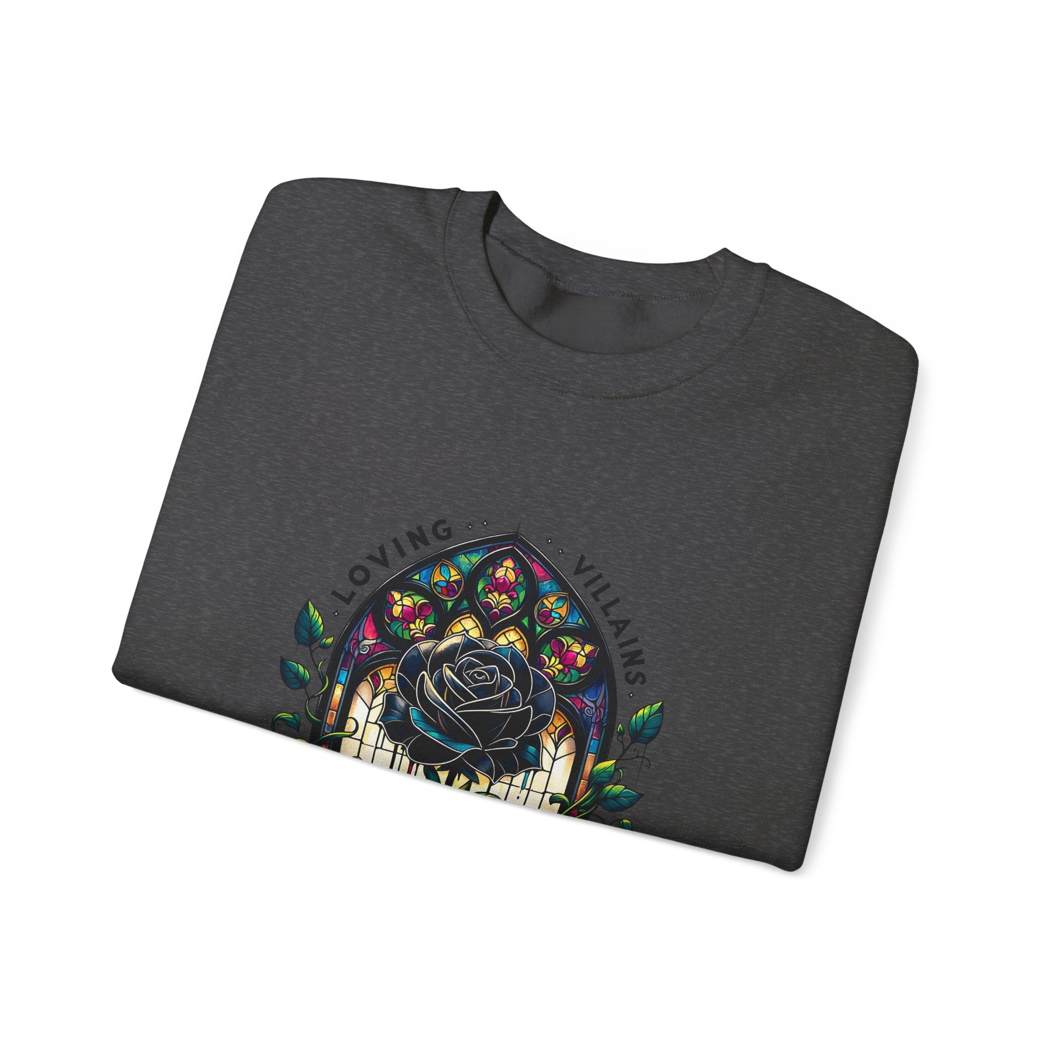 Villains Loving Rose Crewneck Sweatshirt