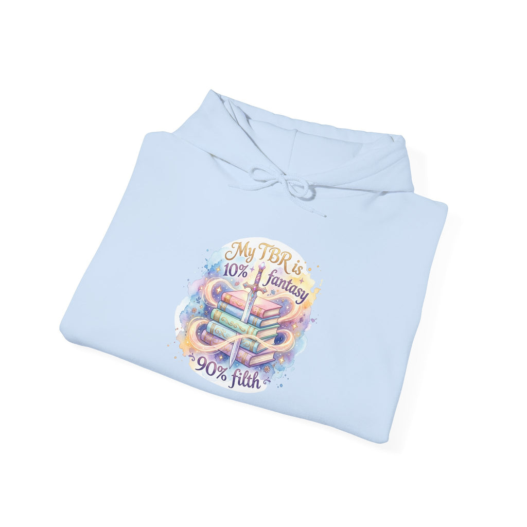 Hoodie — "My Tho is 40% Fantasy, 90% Fish" Colorful Nautical Graphic Hoodie