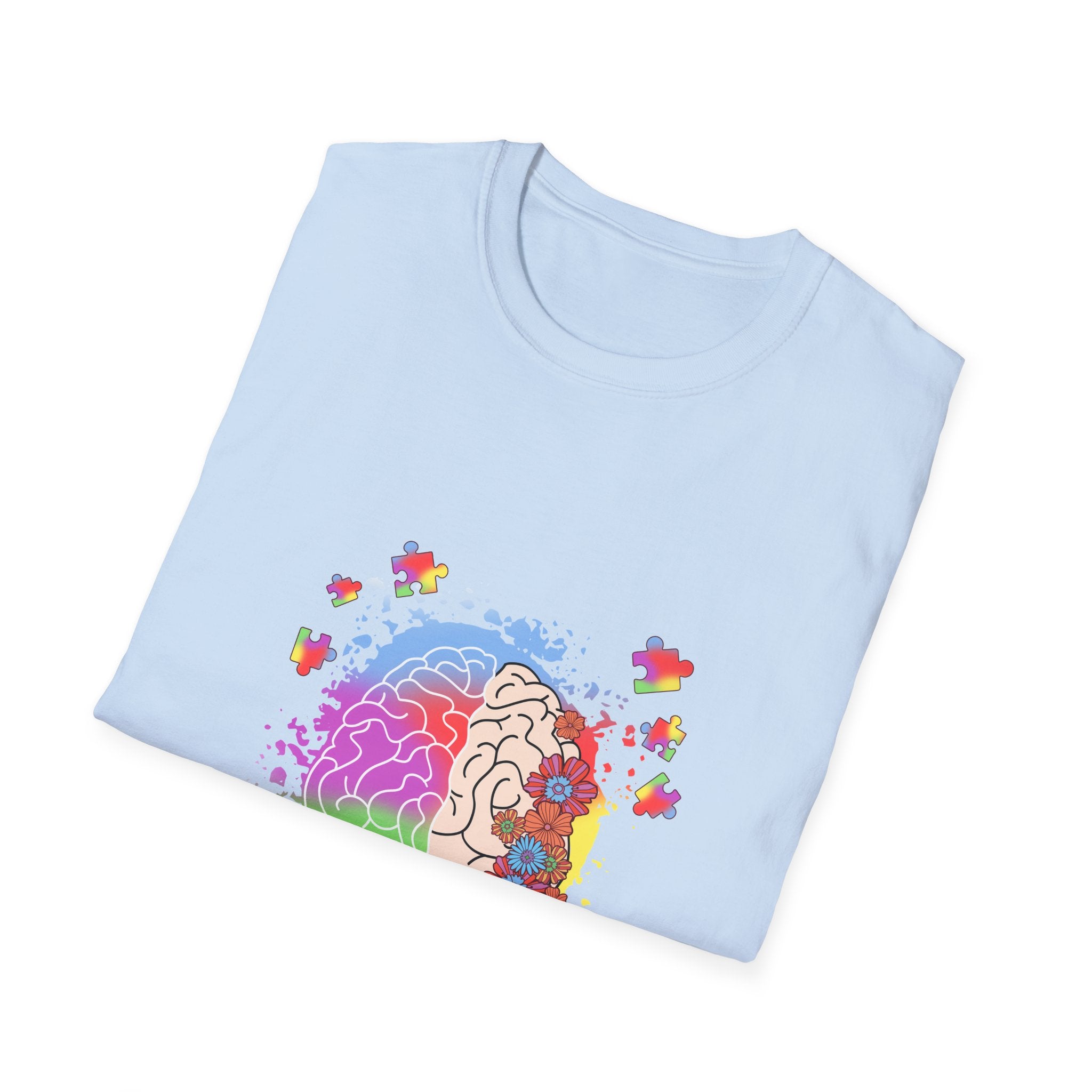Autism Awareness Brain Puzzle T-Shirt
