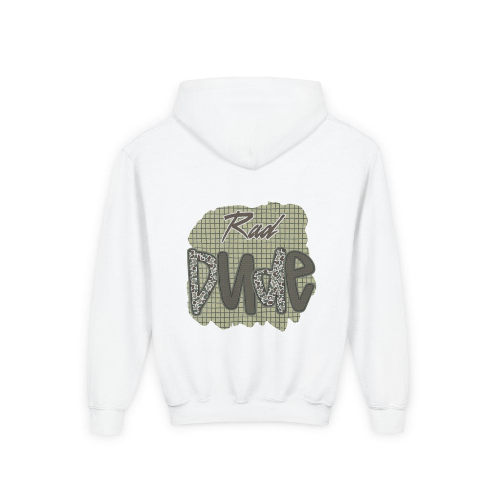 Youth Hoodie — "Rad Dude" Graphic Hooded Sweatshirt (Casual Kids Streetwear)