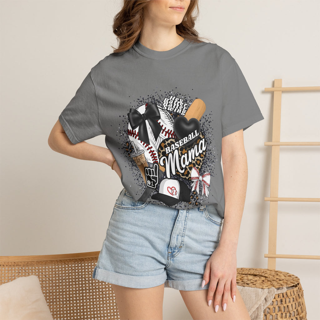 Baseball Mama T-Shirt — Vintage Bat & Glove Soft Tee