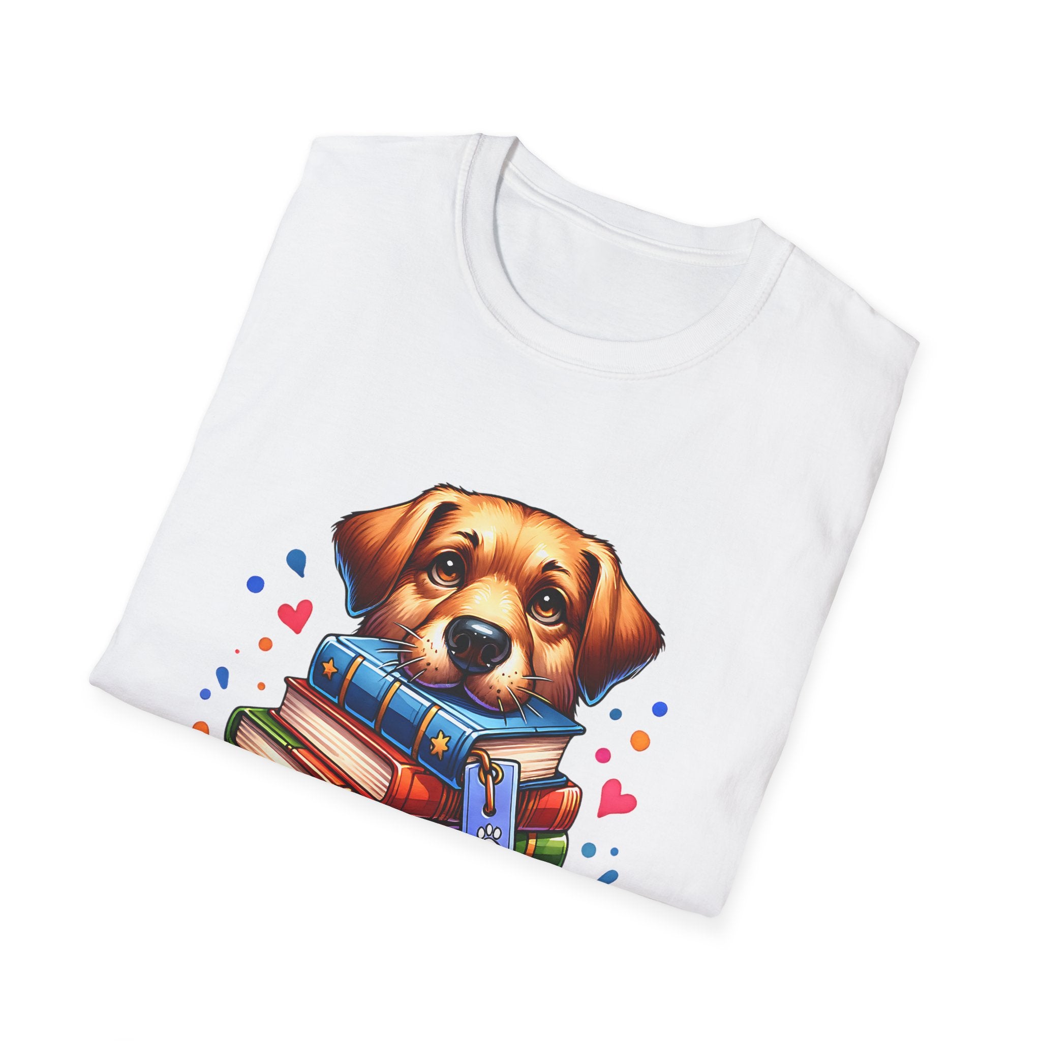 Dog Ate My Homework T-Shirt — Cute Puppy Book Lover Tee