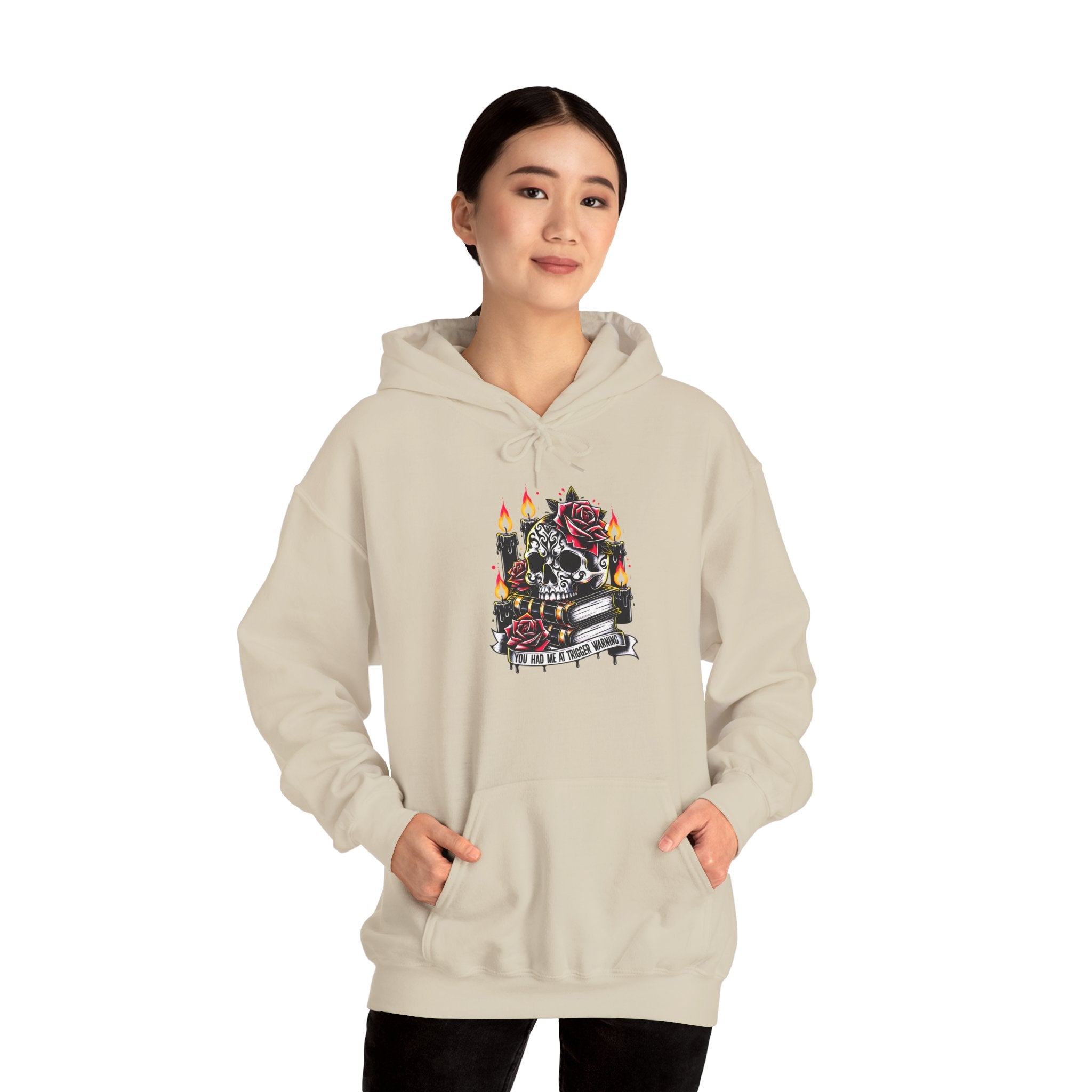 Skull & Roses Candle Memorial Hoodie