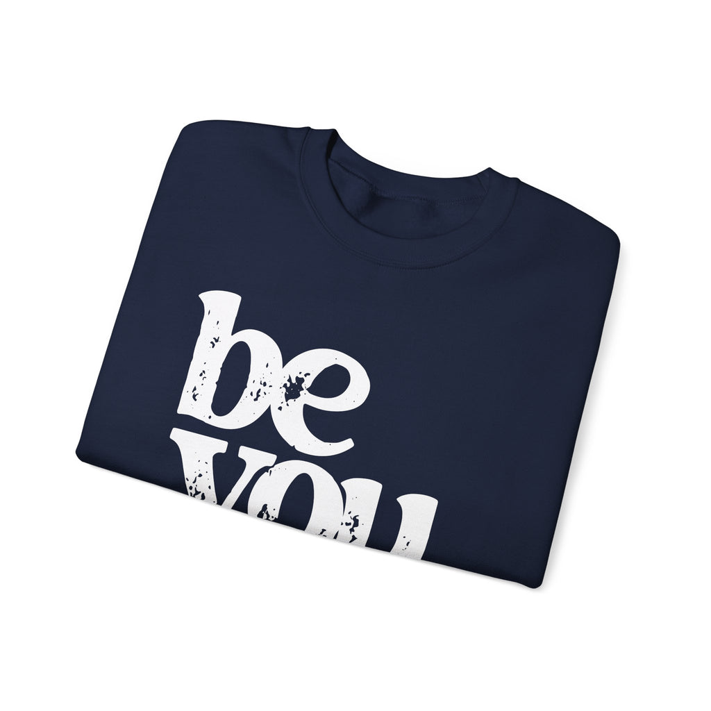 White Crewneck Sweatshirt — Classic Plain Pullover