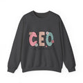 CEO of the House Crewneck Sweatshirt — Cute Floral Mom/Household Manager Pullover