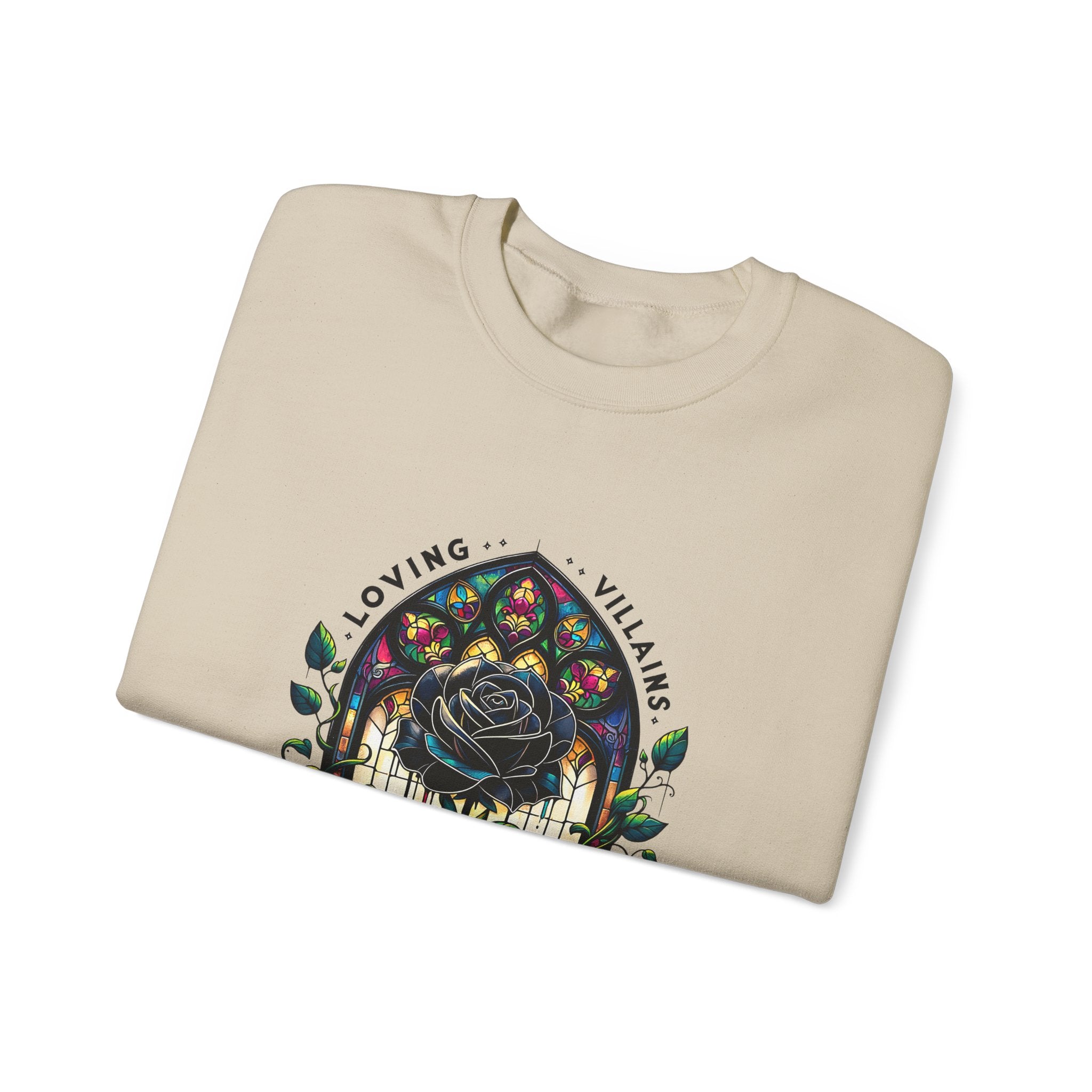 Villains Loving Rose Crewneck Sweatshirt