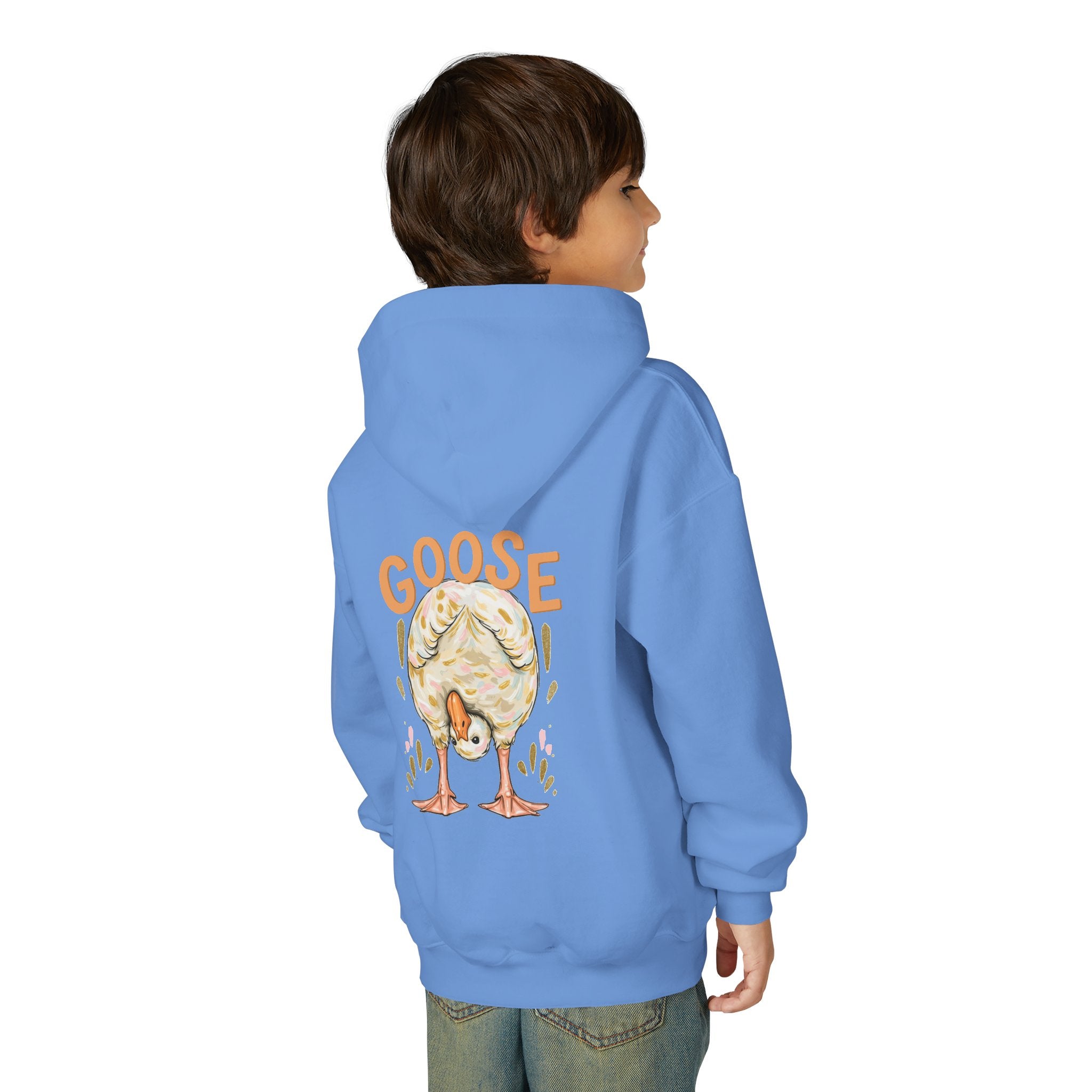 Youth Hoodie — Cute 'Duck Duck Goose' Watercolor Ducks Pullover