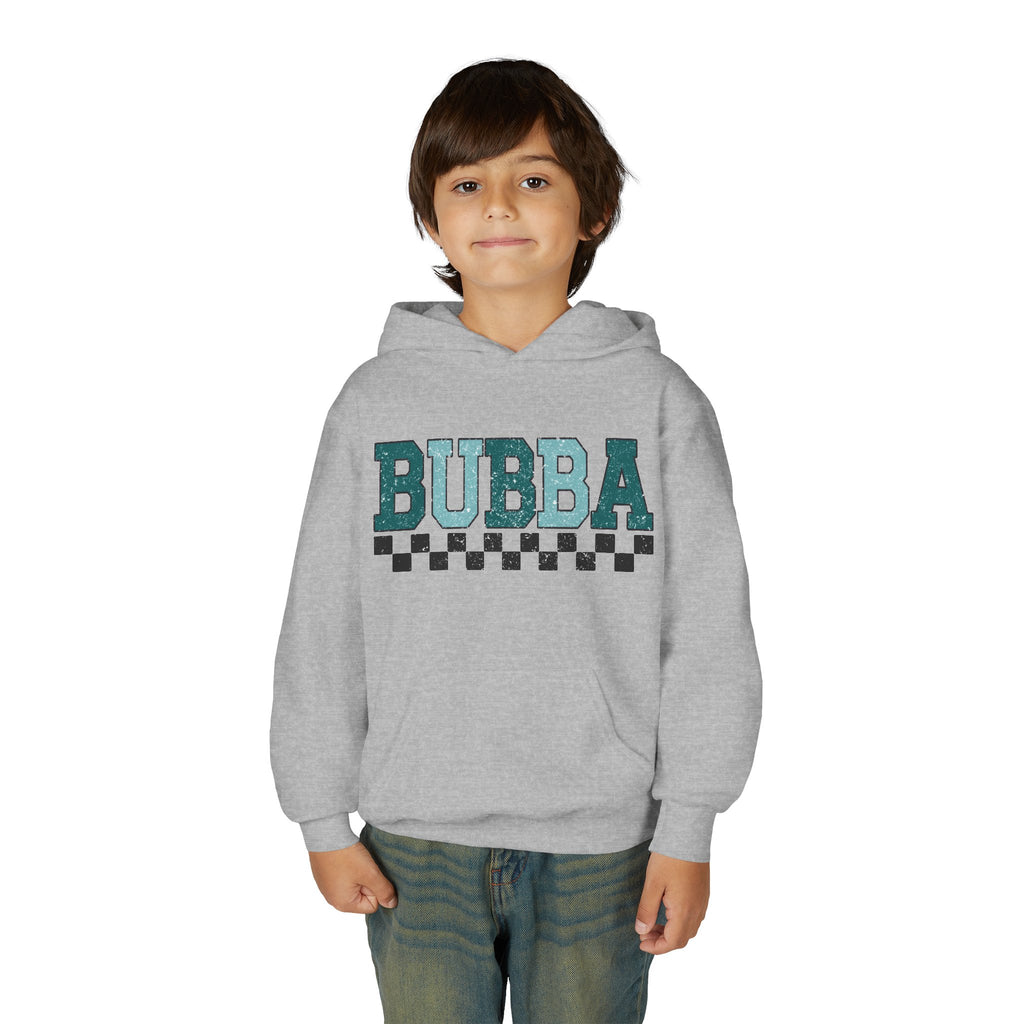 Bubba Youth Hoodie — Retro Checkered Name Pullover