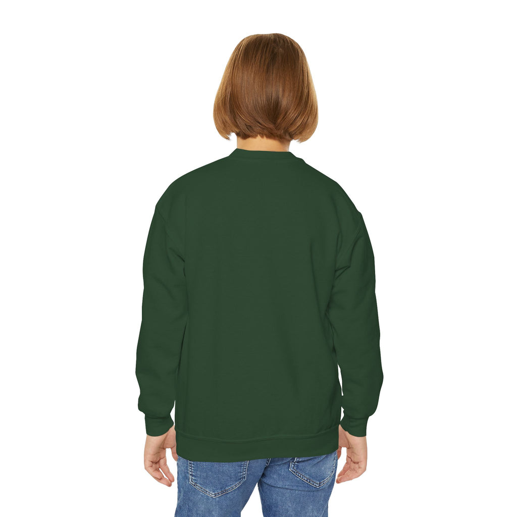 Kids Monster Truck Sweatshirt with Colorful Puzzle Pieces – Autism Awareness Crewneck