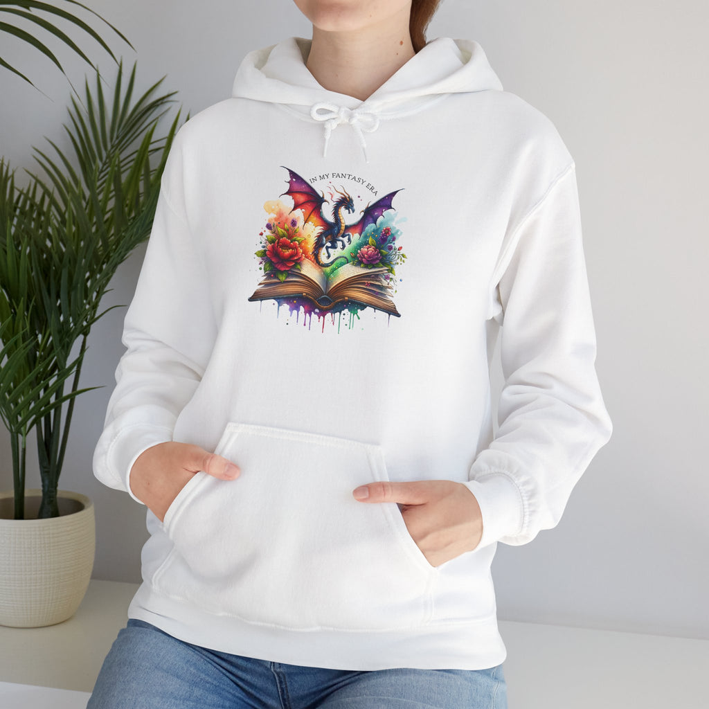 Fantasy Dragon Book Hoodie – Colorful Magic Storybook Sweatshirt