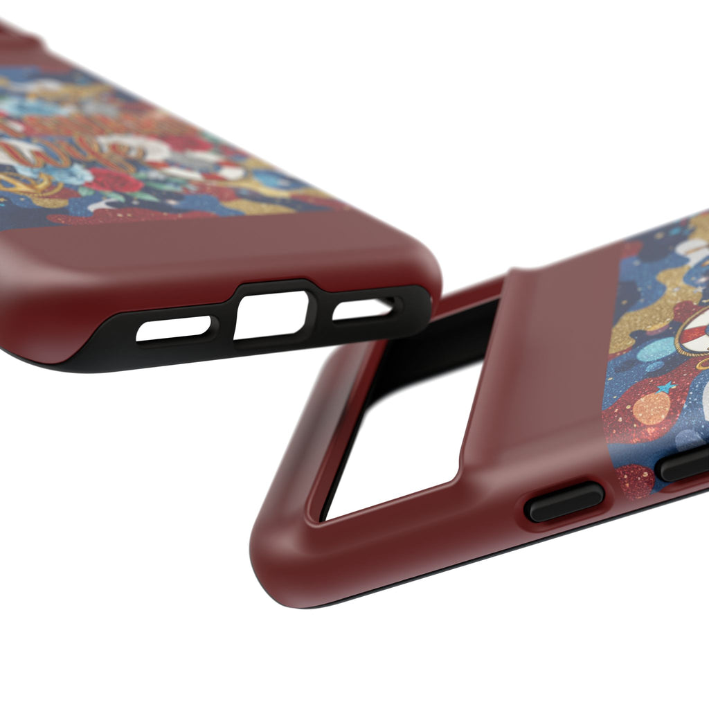 Coast Guard Wife Tough Phone Case — Patriotic Anchor & Lifebuoy Design
