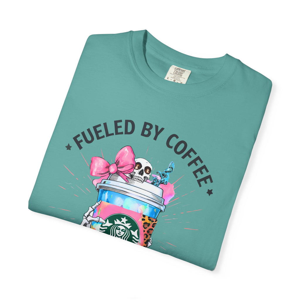Fueled by Coffee and Ambition Graphic T-Shirt