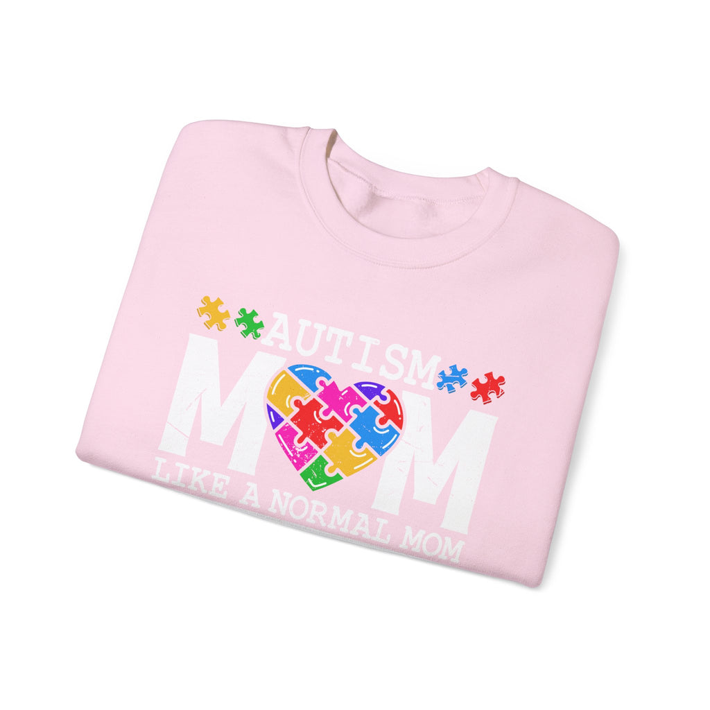 Autism Puzzle Heart Sweatshirt — STRONGER Support Crewneck