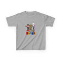 Kids T‑Shirt — 'SQUAD' Spider Heroes Block-Style Graphic
